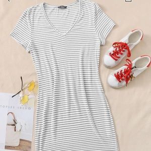 Striped T-shirt Dress